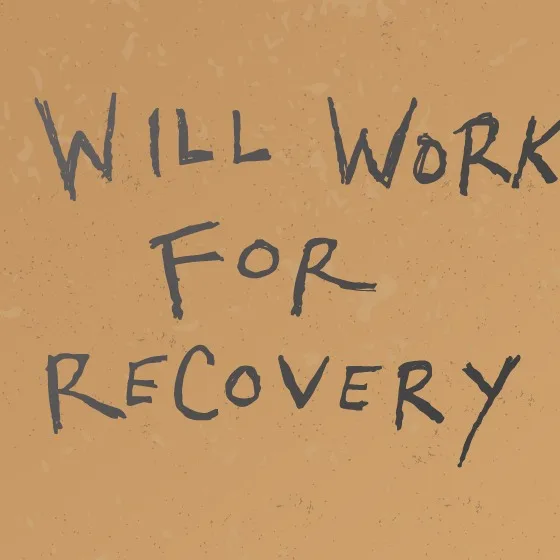 Will Work for Recovery logo